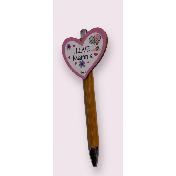 PENNA IN LEGNO CON APPLICATIVO mamma ( ideale...