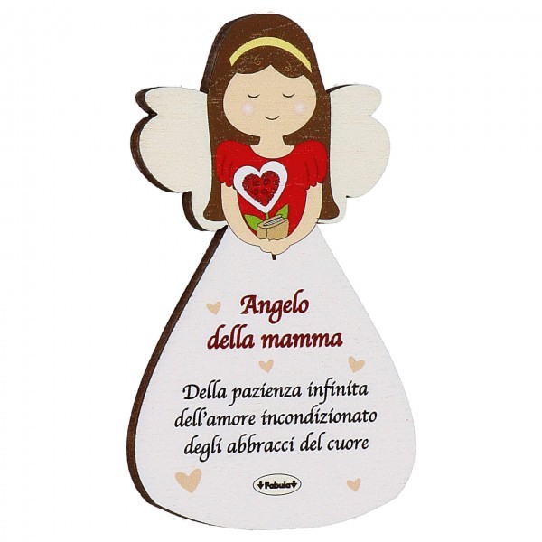 Magnete Angelo calamita Della Mamma In Legno...