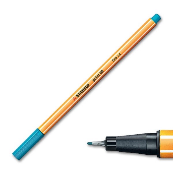 PENNA PENNARELLO STABILO PEN 88-51 TURCHESE BLU...