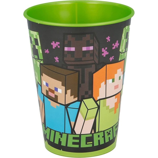 BICCHIERE ASILO MINECRAFT - 260 ml