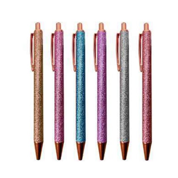 Penna a sfera glitter, refill standard STELLA