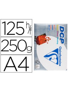 RISMA CARTONCINO A4 250g 125 FOGLI DCP BIANCO