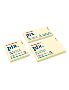 Blocco Memo Top Quality PIX 75x75 100ff cf 12pz