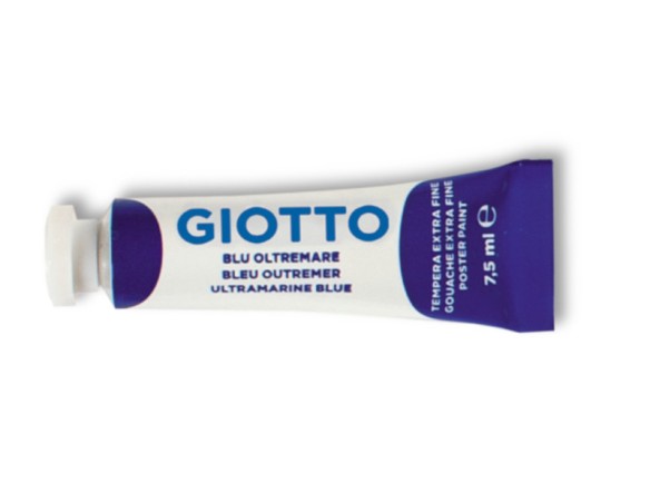 TEMPERA PRONTA BLU OLTREMARE DA 7,5 ML - 17