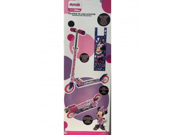 MONOPATTINO MINNIE DISNEY BAMBINA 2 RUOTE MANUBRIO REGOLABILE - 35712