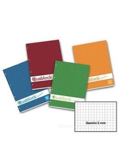 Blocco collato Quablock A4 5mm Pigna