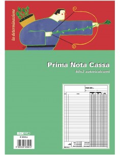 EDIPRO - E5359A - Blocco prima nota cassa 50x2...