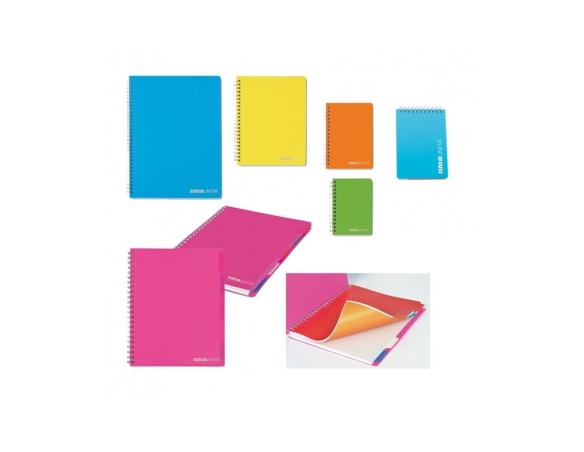 Maxi Quaderno spiralato A4 120ff 1 rigo TINTAUNITA Pool over EXCELLENT