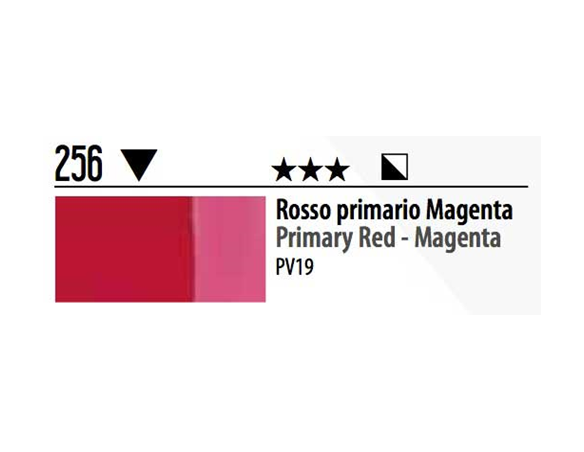 Colore MAIMERI ACRILICO 75 ML SR.STANDARD 256 ROSSO MAGENTA