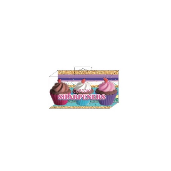 SET GOMME PER CANCELLARE E TEMPERINO CUPCAKE...