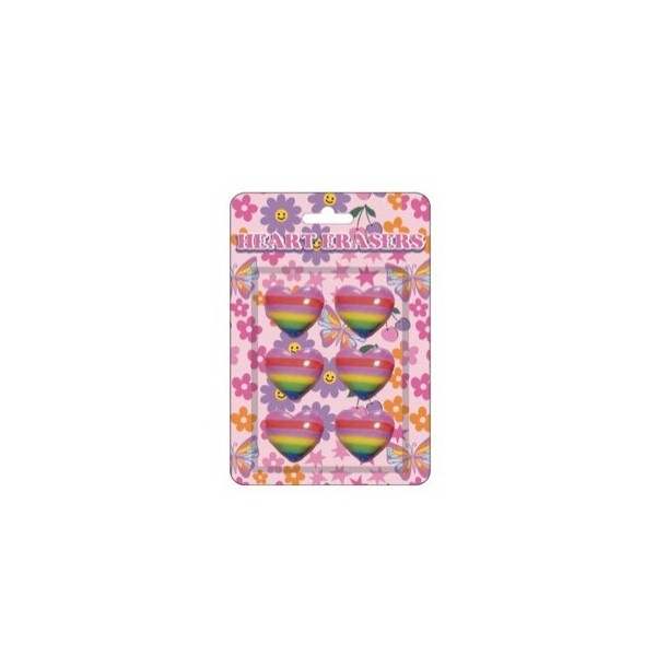 SET GOMME PER CANCELLARE HEART ERASERS...