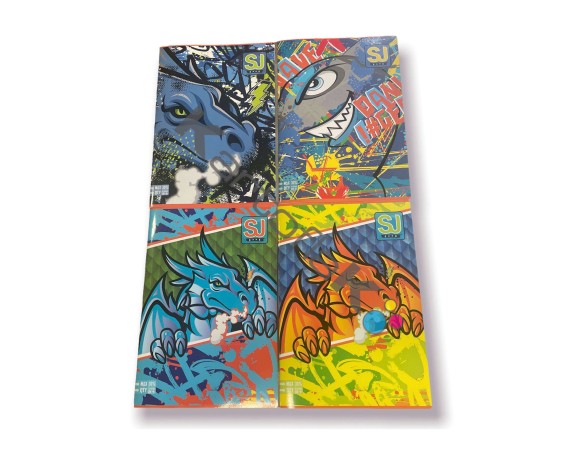 Maxi Quaderno SJ Gang Animali Boy Rigatura 10 mm