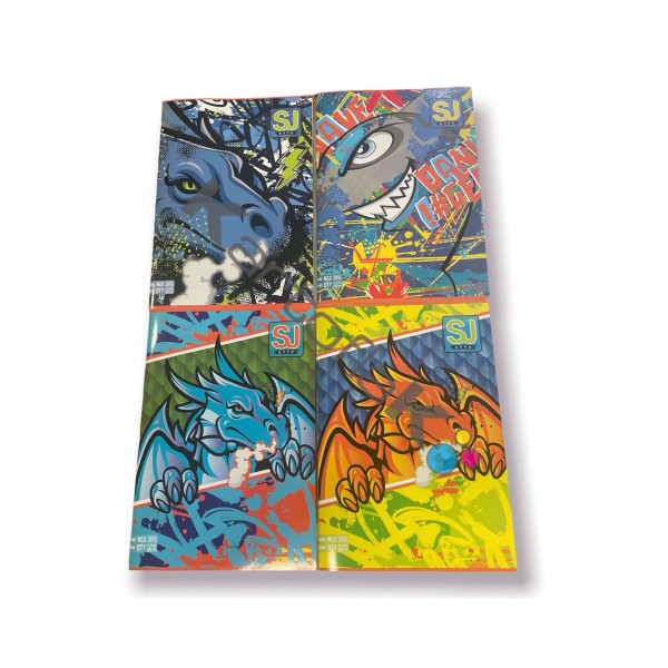 Maxi Quaderno SJ Gang Animali Boy Rigatura RIGO A