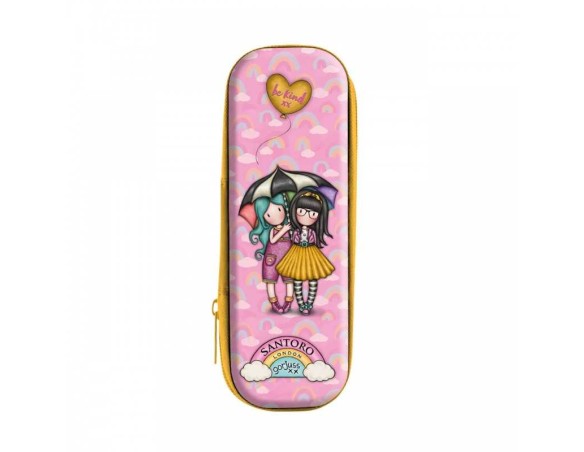 ASTUCCIO IN LATTA zipped pencil tin BE KIND TO EACH OTHER santoro GORJUSS london 792GJ15