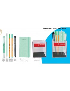kit cancelleria smart deskset Tinta Unita con stabilo