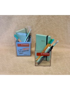 kit cancelleria smart deskset Tinta Unita con stabilo 2