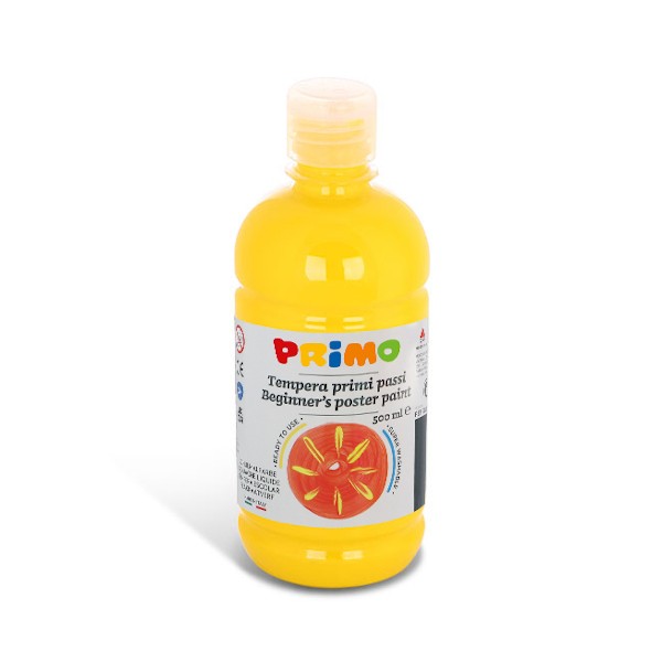 COLORE TEMPERA PRONTA GIALLO PRIMARIO 500 ML...