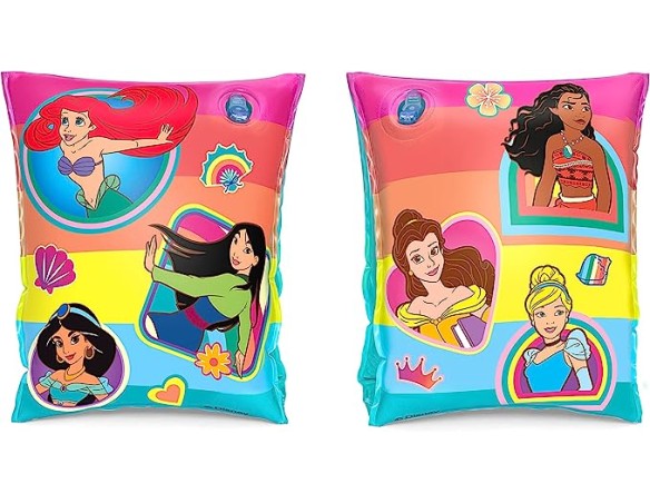 Bestway 91041-5 Braccioli gonfiabili per bambini Principesse Disney, 3-6 anni PRINCESS