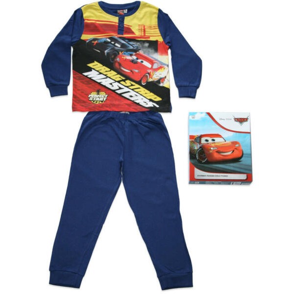 Pigiama Manica Lunga Cotone Cars