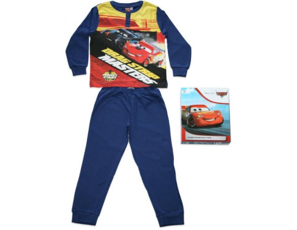 Pigiama Manica Lunga Cotone Cars