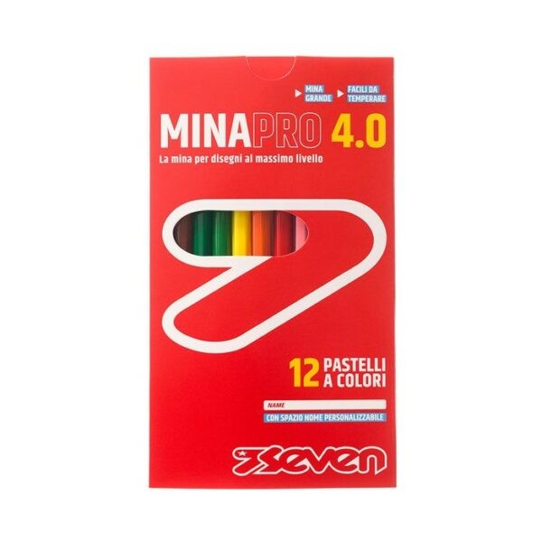 Pastelli Seven Mina Pro 4.0 12 Colori...