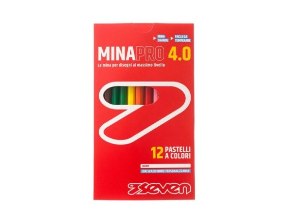 Pastelli Seven Mina Pro 4.0 12 Colori 900102363-000