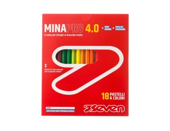 Pastelli Seven Mina Pro 4.0 18 Colori 900102364-000