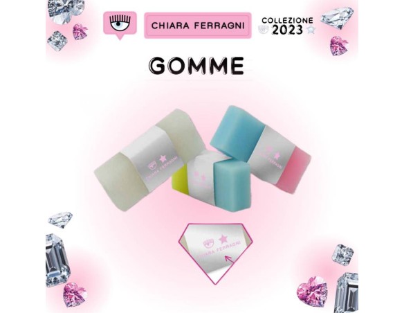 BLISTER 3 GOMME CHIARA FERRAGNI 2023