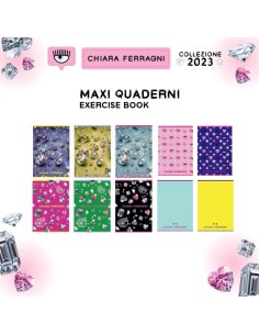 Maxi quaderno a4 1 rigo Chiara Ferragni 23