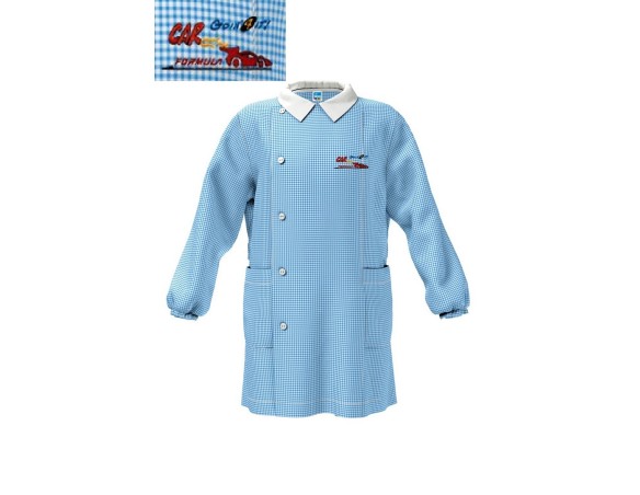 GREMBIULE SIGGI ® ASILO MASCHIETTO BAMBINO CELESTE 3888