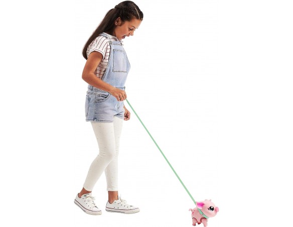 My Pet Pig - Little Live Pets, Piggly Il mio piccolo maialino, animale interattivo che cammina, balla, mangia, a partire dai 5 