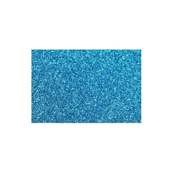 FOGLIO CARTA CREPLA EVA GLITTER 40 X 60 CELESTE