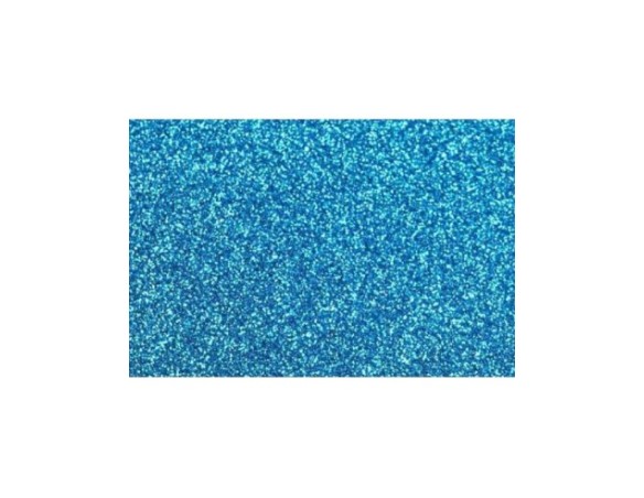 FOGLIO CARTA CREPLA EVA GLITTER 40 X 60 CELESTE