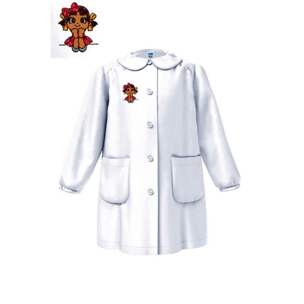 GREMBIULE SIGGI ® ASILO FEMMINUCCIA BAMBINA...