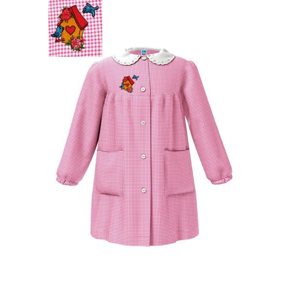 GREMBIULE SIGGI ® ASILO FEMMINUCCIA QUADRETTATO...