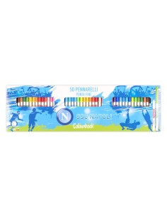 Pennarelli lavabili per bambini 50 colori – SSC Napoli