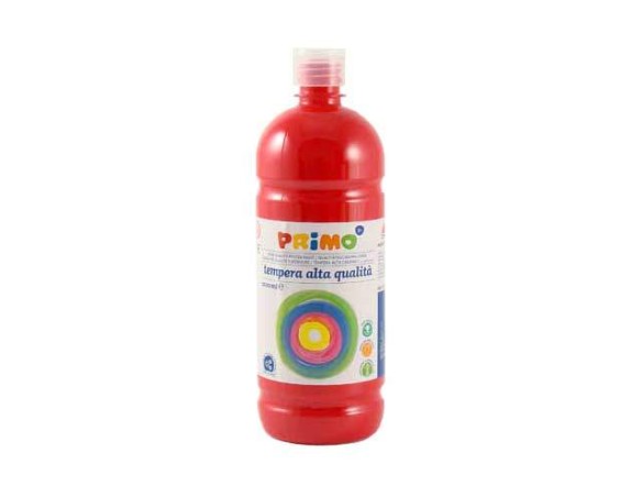 COLORE TEMPERA PRONTA ROSSO SCARLATTO 1 litro MARCA PRIMO