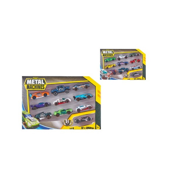 Set Veicoli Metal machines multi set di 10 auto...