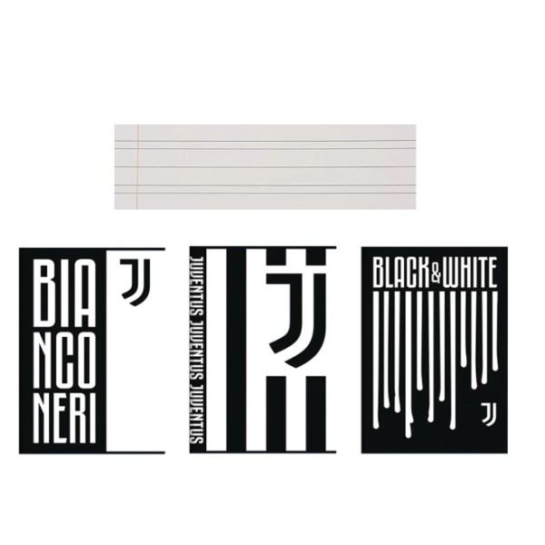 Quaderno maxi Juventus formato a4 rigatura rigo...