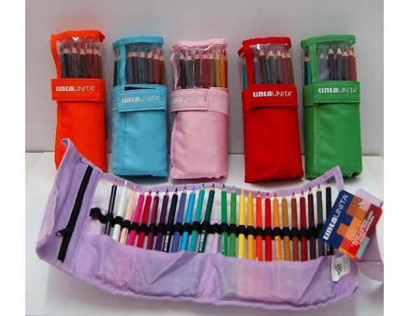 ASTUCCIO ROTOLO 24 PASTELLI TINTAUNITA CLASSIC