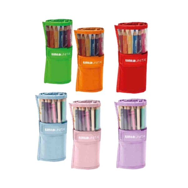 ASTUCCIO ROTOLO 24 PASTELLI TINTAUNITA CLASSIC