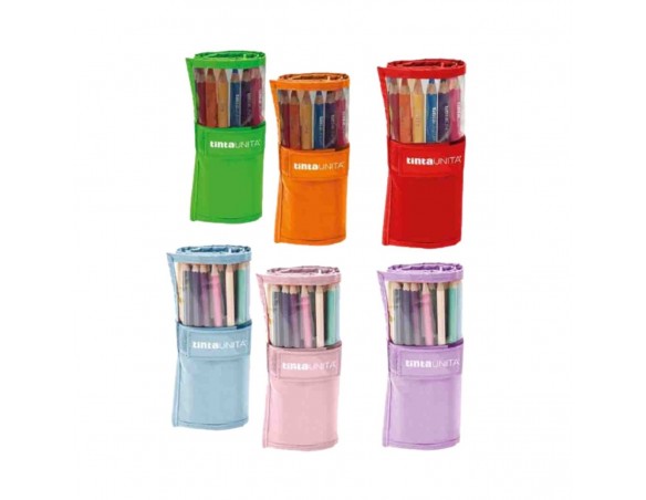 ASTUCCIO ROTOLO 24 PASTELLI TINTAUNITA CLASSIC