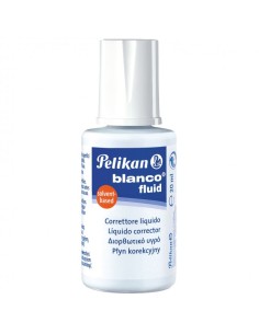 CORRETTORE LIQUIDO BLANCO FLUID BASE SOLVENTE 20 ML. PELIKAN