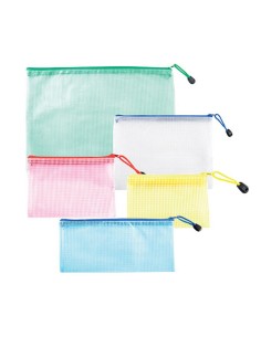 Busta PP Con Rete E Cerniera 33x23cm 1pz (AZ)Lebez