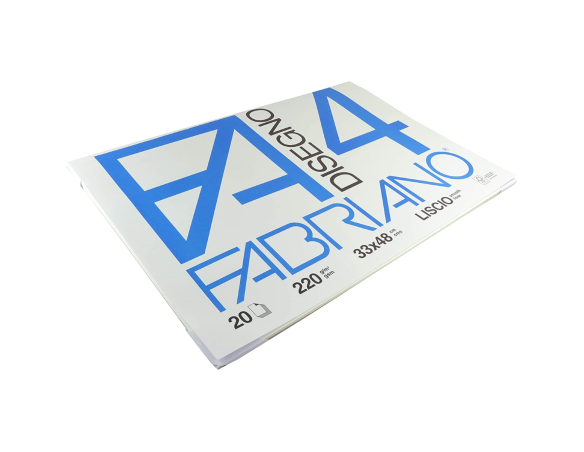 BLOCCO FABRIANO F4 CM. 33 X 48 FG. 20 GR. 220 L (FOGLI LISCI)
