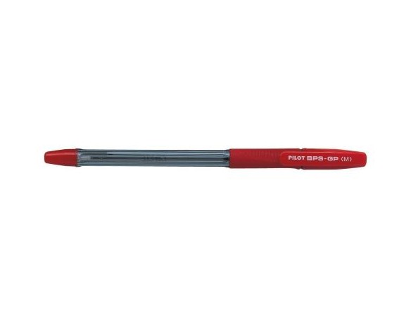 PILOT BPS-GP ROSSO M PENNA A SFERA NERA PILOT BPS-GP-M - B PUNTA 1.0mm TAPPO