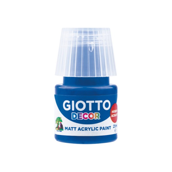 Tempera acrilica 25 ml blu oltremare fila decor