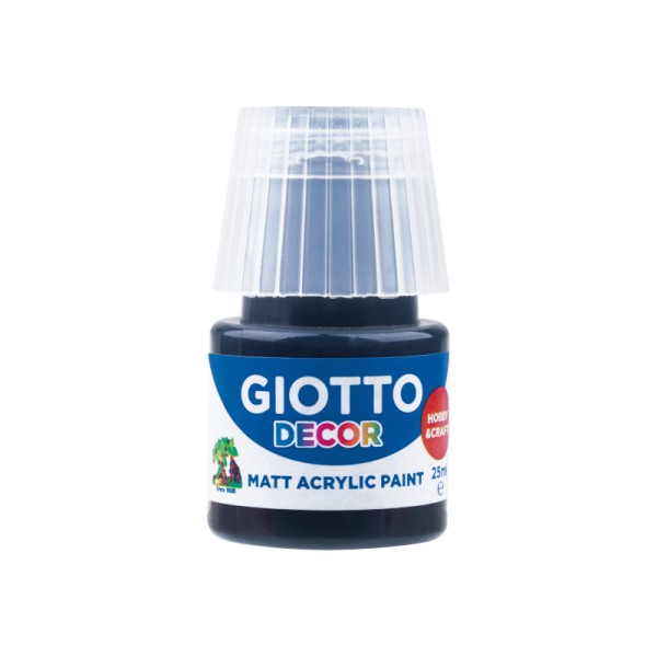 Tempera acrilica 25 ml nero fila decor