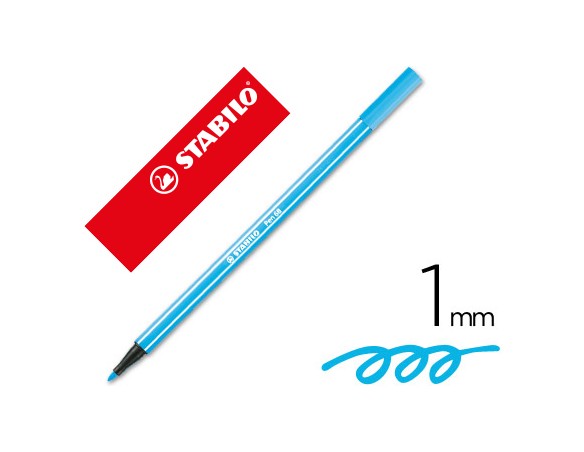 PENNA PENNARELLO STABILO PEN 68/57 AZZURRO CELESTE