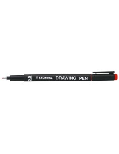 PENNARELLI PIGMENT SNOWMAN 05 DRAWNING PEN ROSSO